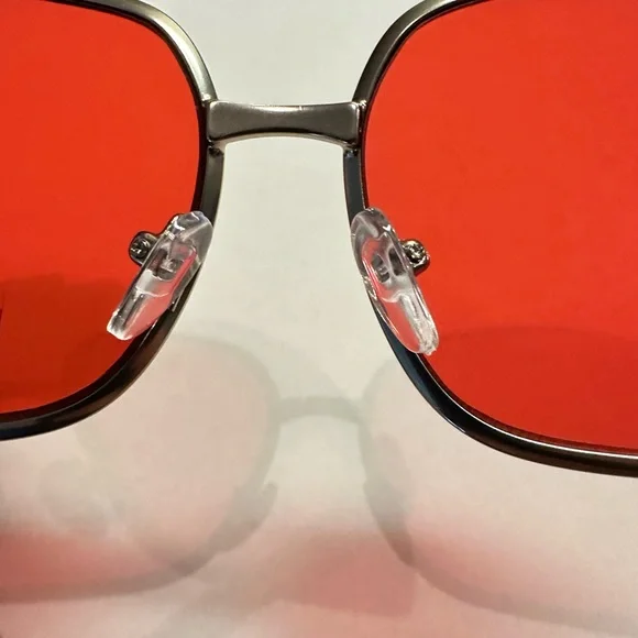 Tyler Durden Sunglasses Shades Fight Club NEW Oliver Peoples 523 Brad Pitt Red - Picture 16 of 16